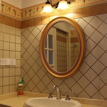 China 4mm 5mm 6mm Oval Bathroom Mirror Supplier manufacturer