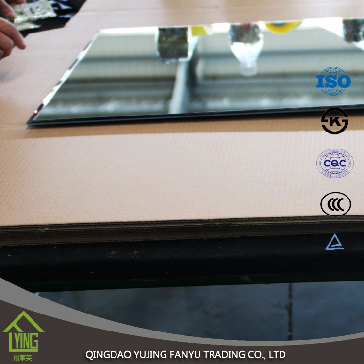 China 4mm 5mm Clear Decorative Beveled Silver And Aluminum Glass Mirror For Wall Factory manufacturer