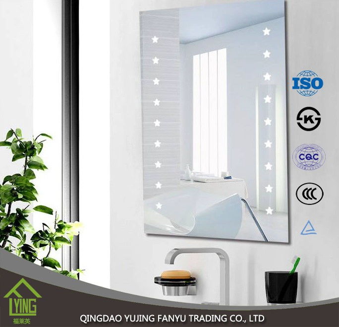 中国 Yujing factory production of high-quality bathroom silver mirror 制造商