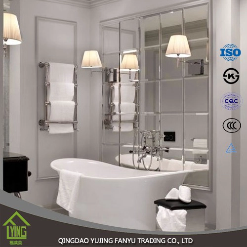 China Factory supply LED digital clock bathroom Mirror with LED strip lighted manufacturer