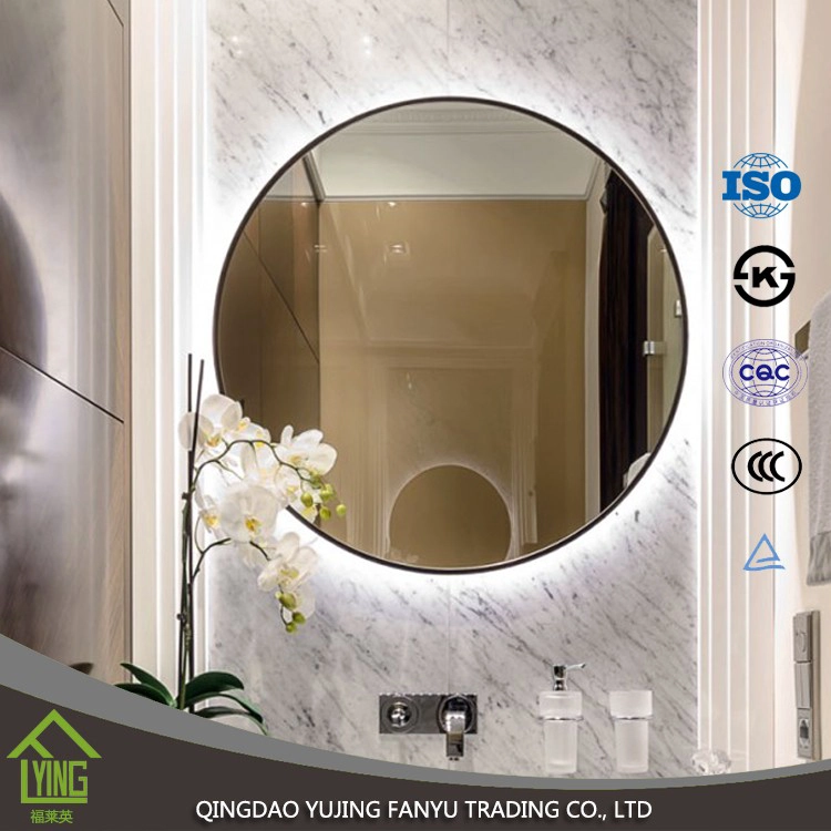 China Led back lighted mirror 3mm 4mm 5mm round and square shape fabrikant