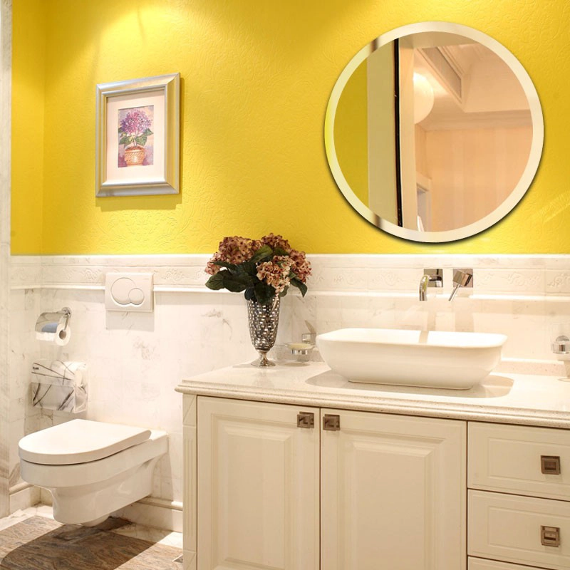 porcelana Espejo de baño redondo 3mm, 4mm, espejo de pared de 5 m m fabricante