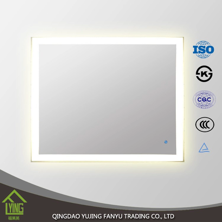 Wholesale New Coming Silver Mirror Modern Home Decor Bath Mirror LED Bathroom Mirror