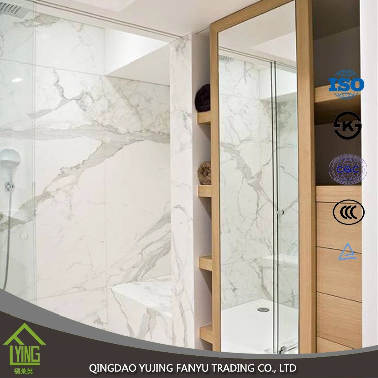 China bathroom usage and float shape 3mm mirror glass manufacturer