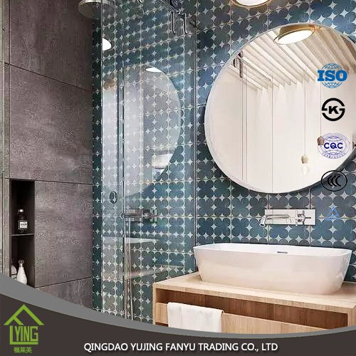 China beveled bathroom mirror/5mm silver mirror fabricante