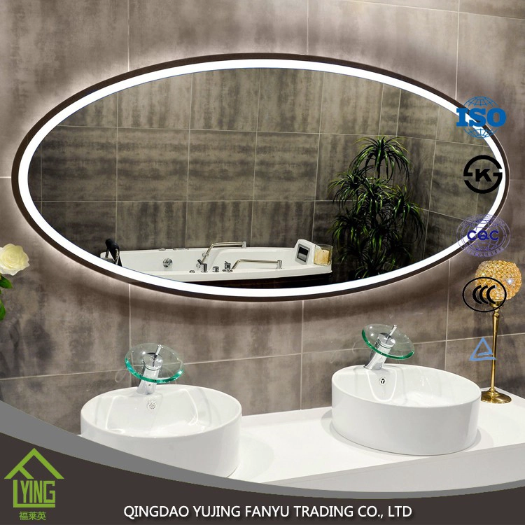 중국 china custom decorative fancy wall bathroom mirror 제조업체