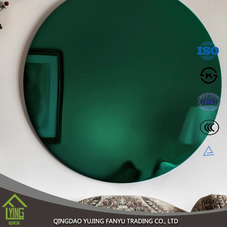 China decorative Colored Mirror tinted glass 3/4/5/6mm thickness with single paint Hersteller