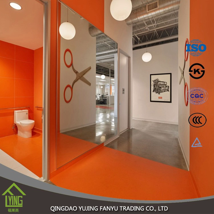 China double coated aluminum mirror for building decoration with price manufacturer