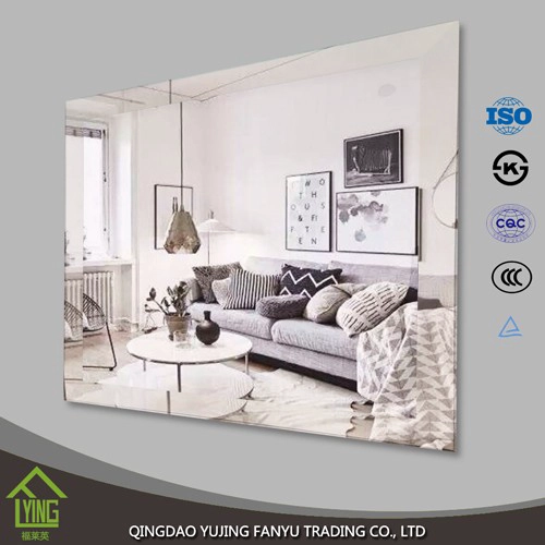China full length wall mirror 3mm 4mm thickness processing mirror for gym uses manufacturer