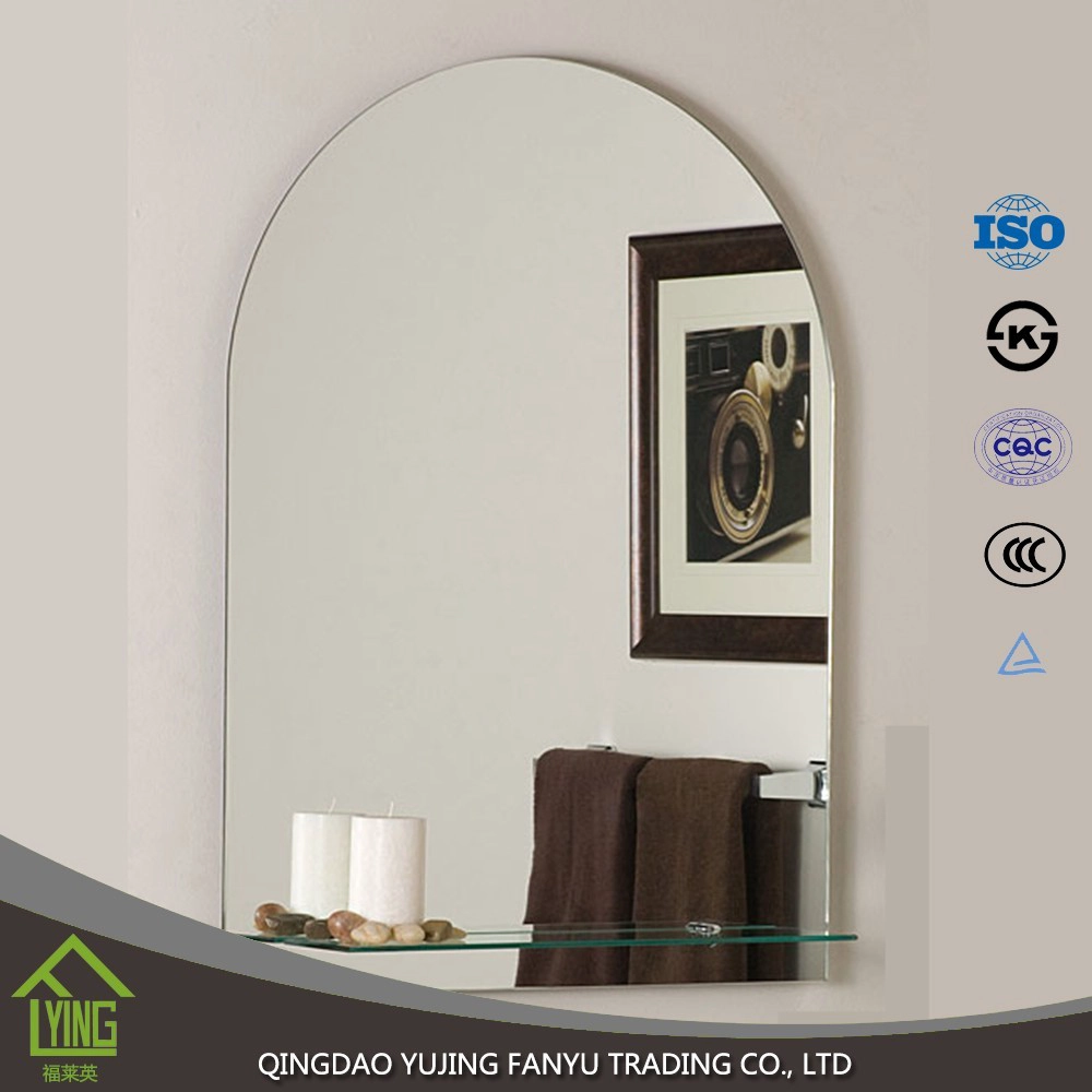 China manufacturer 1.5mm thick super thin processing mirrors sheet vinyl back furniture manufacturer