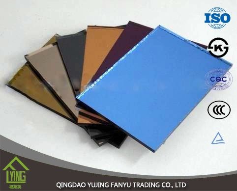 中国 manufacturer lowest price Colored Mirror glass of high quality 2/3/4/5mm thickness メーカー