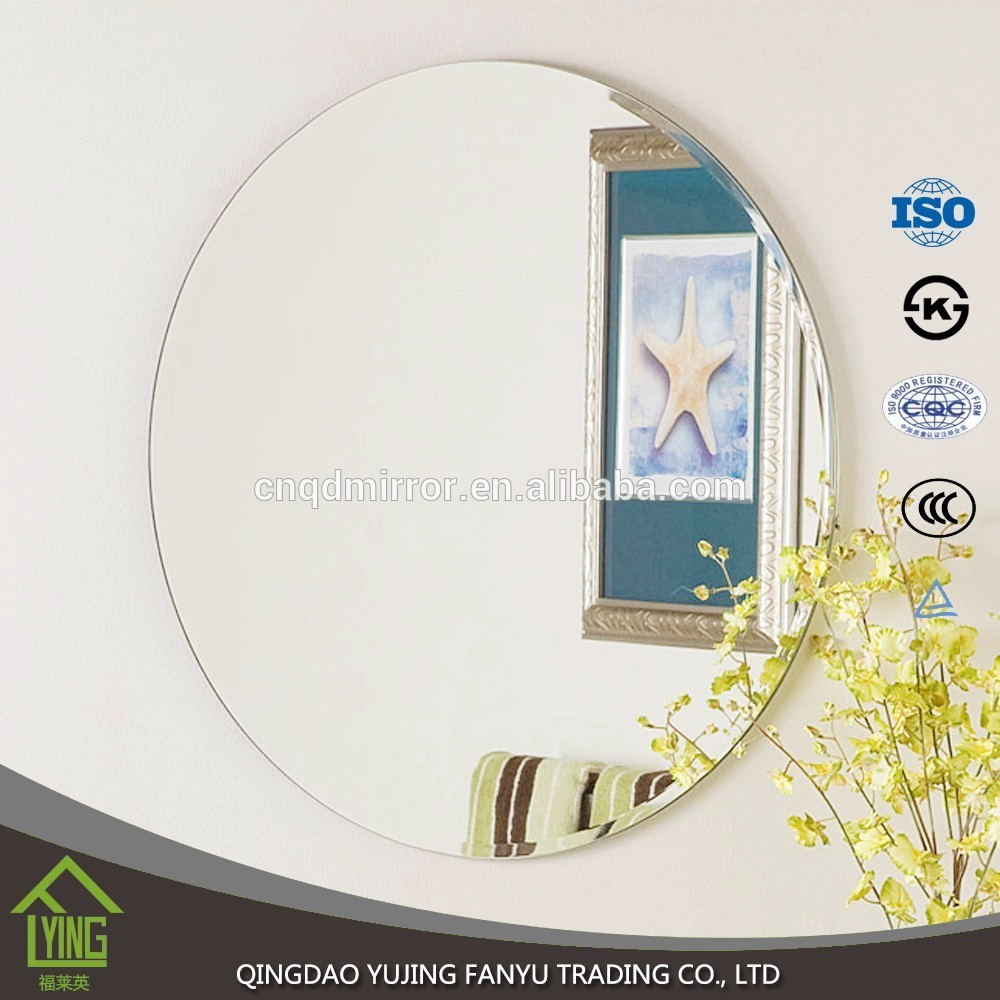 China anti fog mirror 3mm 4mm thickness processing mirror price for bathroom manufacturer