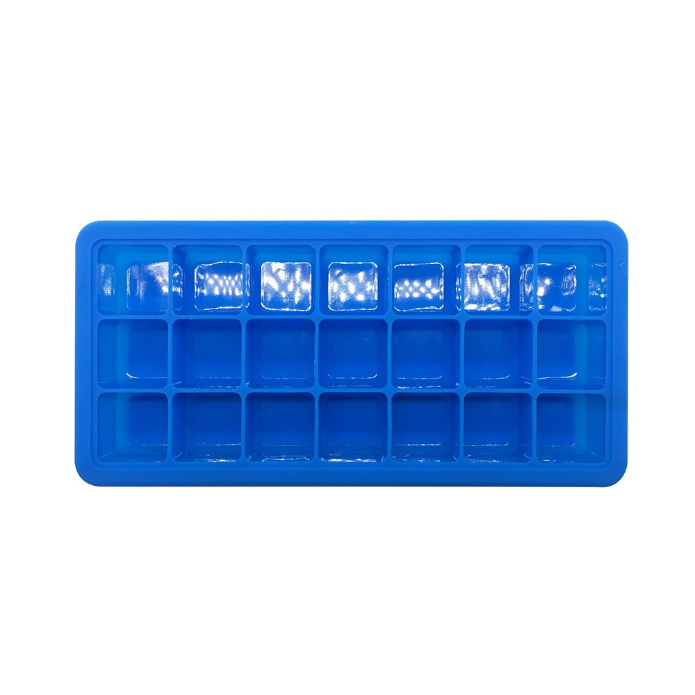 2018 Summer Classical Customized Color 21 Cavity Ice Cube Tray Con tapa