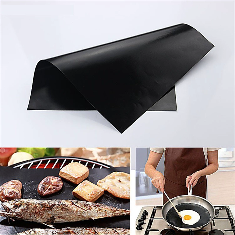 BBQ Grill Mat - Set van 2 Non Stick PTFE Teflon BBQ Grillen Matten - Heavy Duty, Herbruikbaar, Gemakkelijk schoon te maken bbq mat