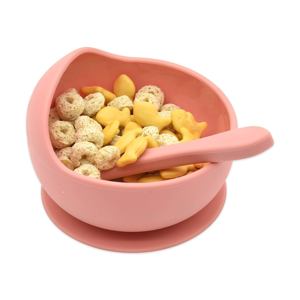 BHD 100% grado alimenticio no tóxico BPA gratuito para niños de primera etapa Autoimidación de la primera etapa Set de succión Bebé de silicona