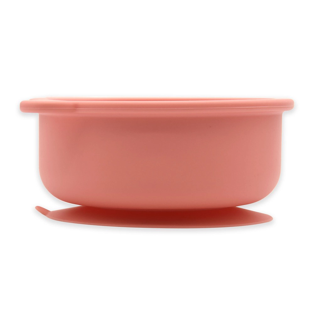 BHD 100% Food Grade Non-Toxic BPA Free Toddler First Stage Self Feeding Set Suction Silicone Baby Bowl