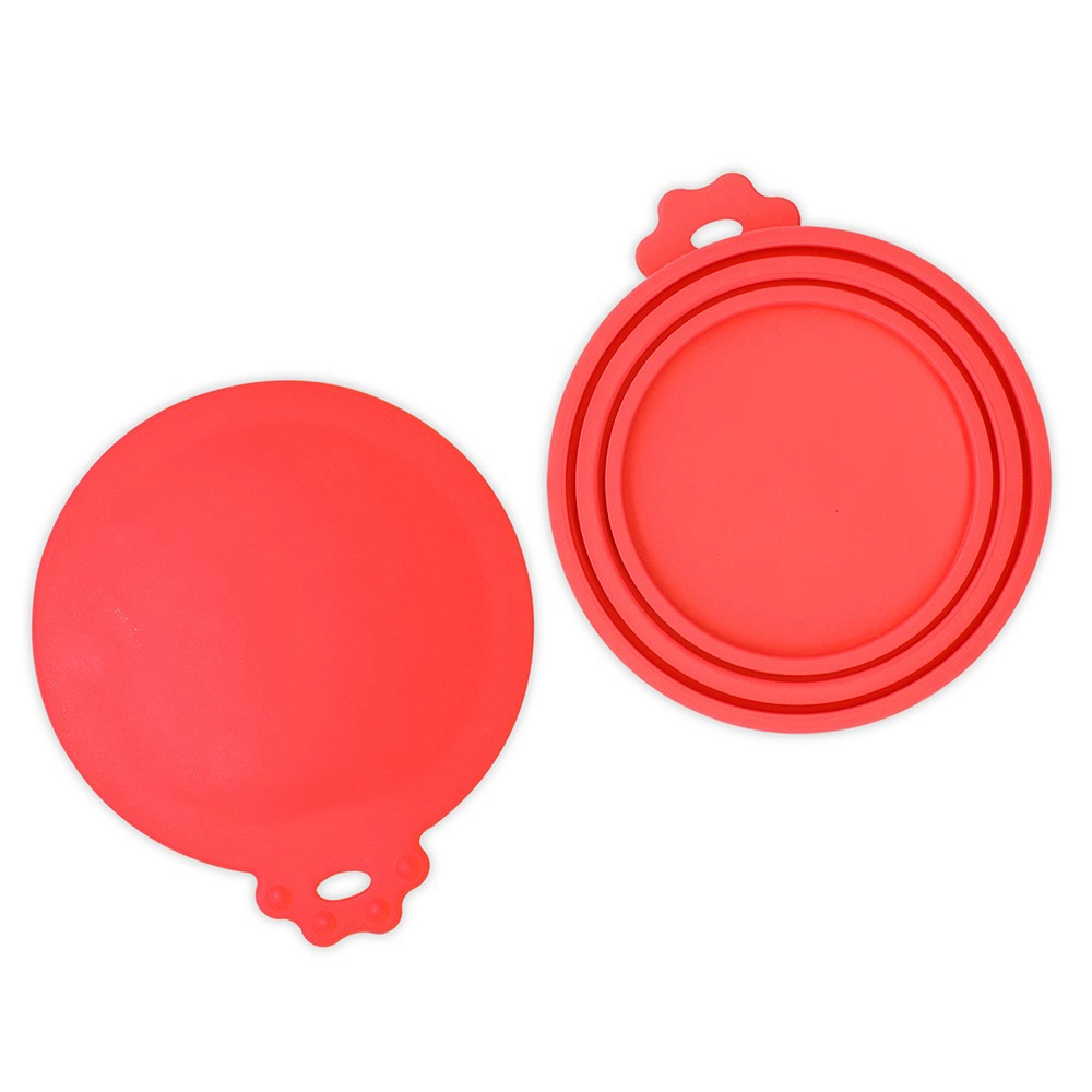 Benhaida reutilizável tampa do recipiente de armazenamento de cor costume caneca universal de silicone da tampa da tampa da tampa do animal de estimação do cão do cão do cão do animal de estimação