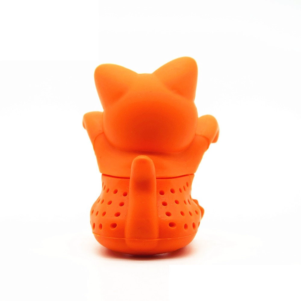 Conjunto de regalo Cat Tea Infuser para té de hojas sueltas Conjunto de té Cute colador para parejas gift-set de 2