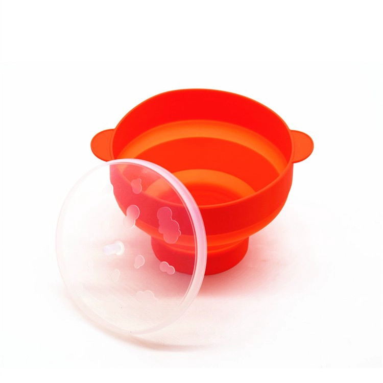 China Microwave Air Popcorn Popper factory,Silicone Popcorn Maker Bowl