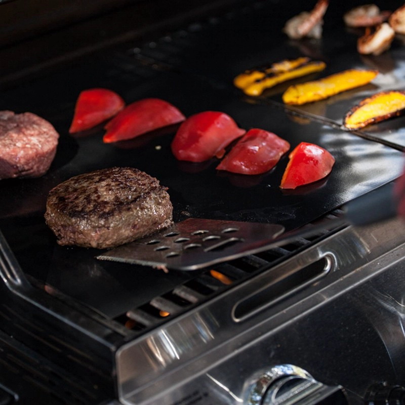 Fabrik Direkt Premium Wärmedämmung PTFE Grillblech, barbeque Blatt großhandel