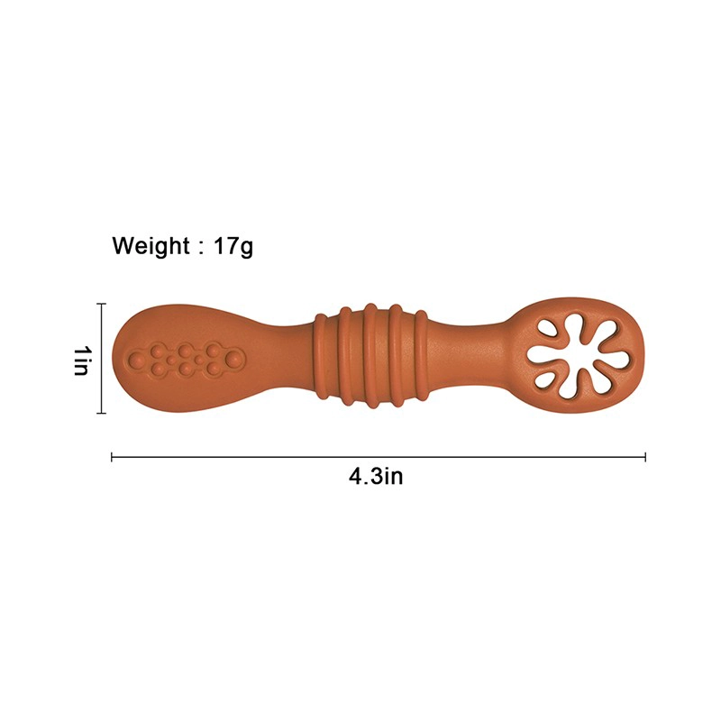 Food Grade Baby First Stage Self Feeding Utensils Toddler Baby Silicone Spoon Soft Tipped Pre Spoon Set BPA free Silicone Baby Feeding Spoon
