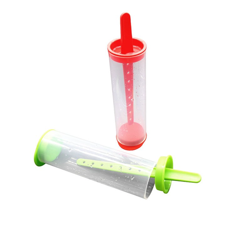 NEW Set of 2 Plastic Popsicle Mold,Kids Ice Cream Lolly Maker Mold with Lid