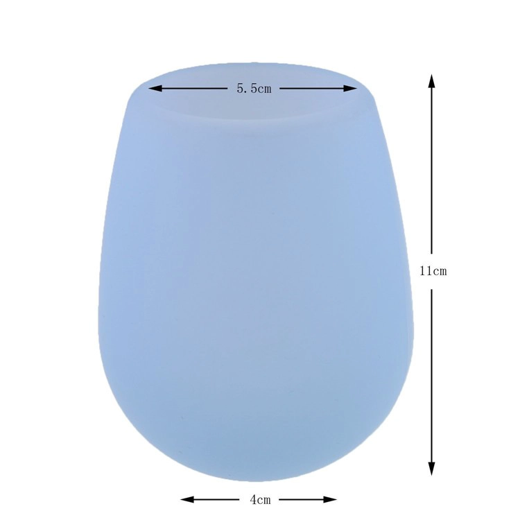New fashion promotional colorful silicone wine glass , silicone wine drinking cups