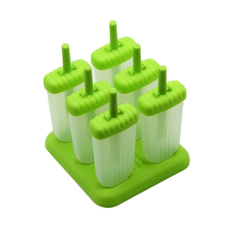 Popsicle Kalıpları Set BPA Free - 6 Ice Pop Makineleri, En Kaliteli Plastik Popsicle Kalıp Seti