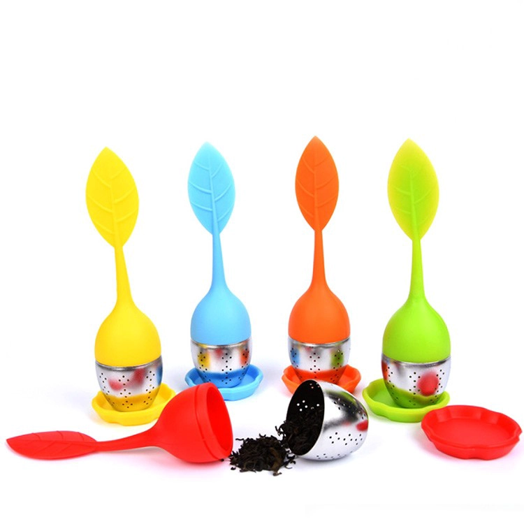 Wholesale Fancy Pot Plant Silicone Loose Leaf Tea Infuser, Silicone Tea Filter, Silicone Tea Strainer