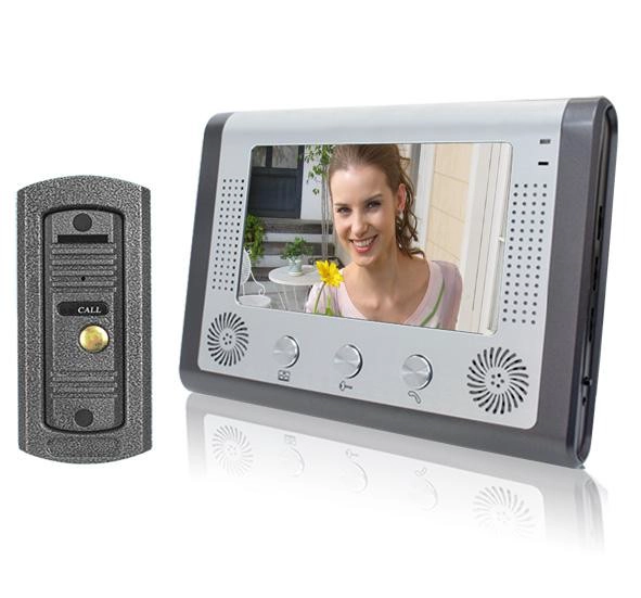 Chine 4 fils Villa Type Déverrouillage du système de visiophone de porte 7inch Intercom Surveillance PY-V801ME11 fabricant