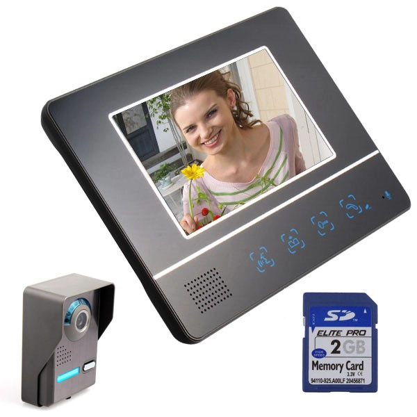 Chine 7 "Color Touch Porte Video Phone Système Intercom sonnette Avec induction humain Fonction PY-V811FA11DVR fabricant