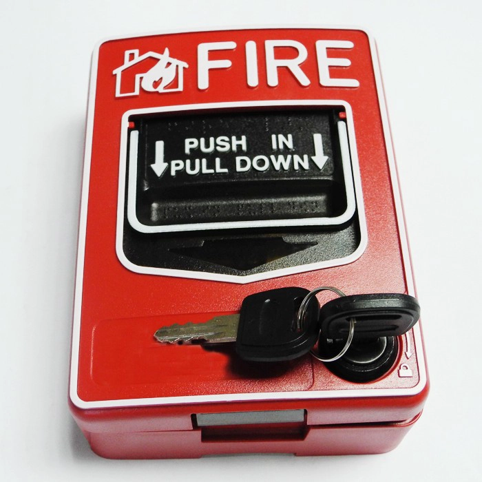 China Convencional vidro quebra de alarme manual para alarme de incêndio PY-SB116 fabricante