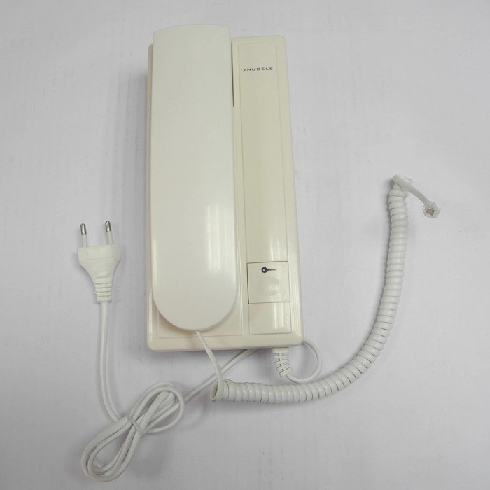 DIY 2 Draht Handset Audio-Türsprechanlage Sprechanlage 1V1 PY-DP3208A