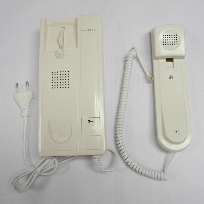 DIY 2 Draht Handset Audio-Türsprechanlage Sprechanlage 1V1 PY-DP3208A