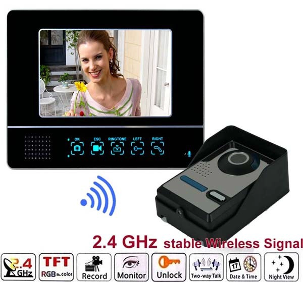 Cina New 2.4GHz 7inch Wireless Video telefono del portello di costruzione Automatisch PY-V811FAW11 produttore