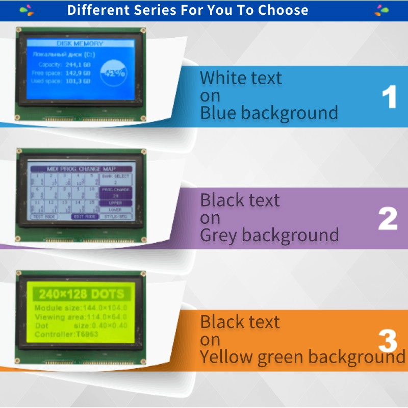 240*128 LCD Display