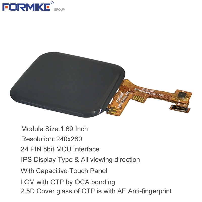 1.69 pulgadas 240x280 Smart Watch LCD Small TFT Display Wearable TFT LCD Módulo