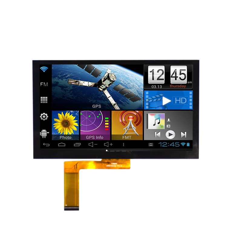 الصين شاشة تعمل باللمس بالسعة 30 دبوس 1024x600 IPS TFT عرض 7 '' I2C LVDS واجهة شاشة LCD (KWH070KQ40-C09) الصانع