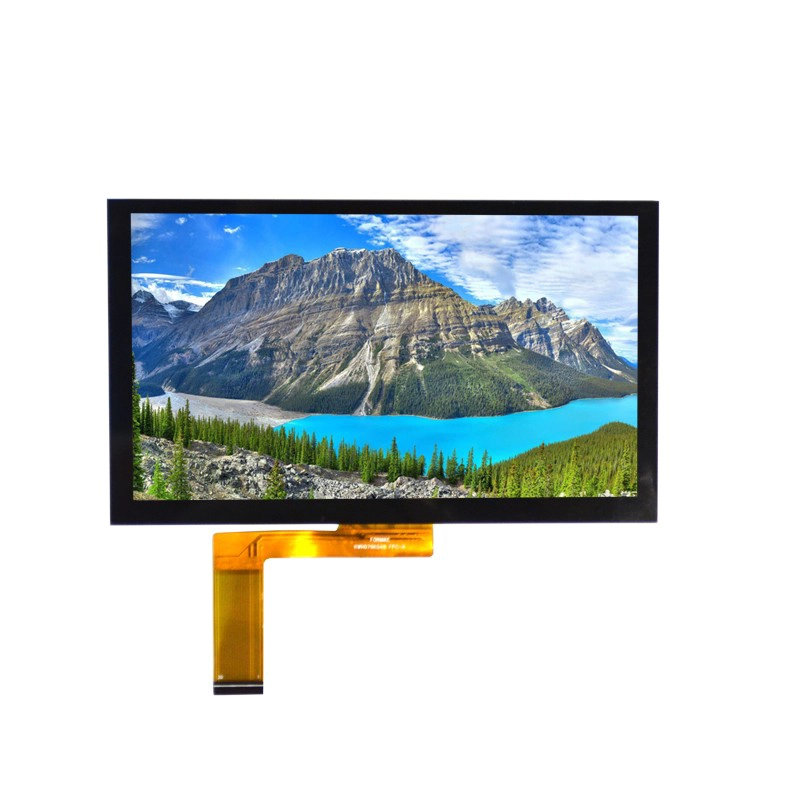 شاشة تعمل باللمس بالسعة 30 دبوس 1024x600 IPS TFT عرض 7 '' I2C LVDS واجهة شاشة LCD (KWH070KQ40-C09)