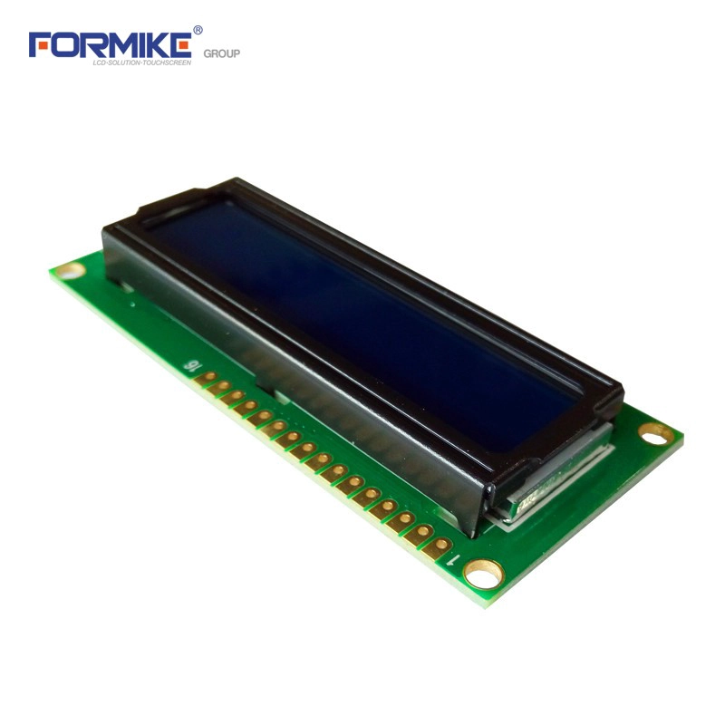 Lcd COB monocromatico blu di buona qualità Tipo Modulo lcd 16x2 con retroilluminazione LED bianca (WC1602A1SGW6B-D)