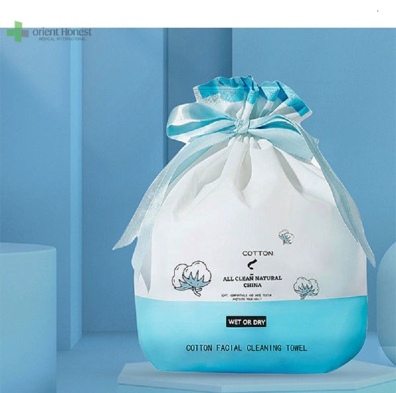 Chine 20 * 20 cm jetable serviette de visage de coton fournisseur Hubei ISO13485 fabricant