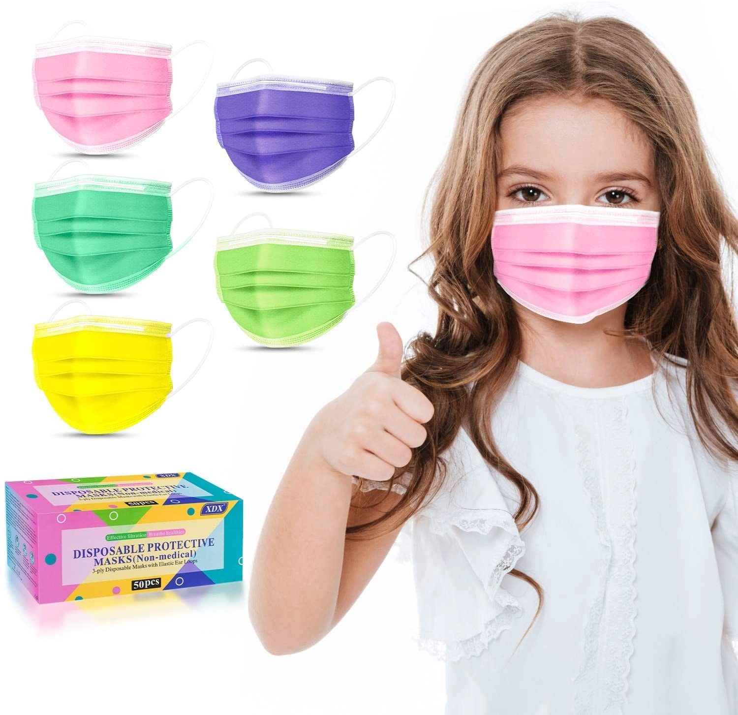 CE/ISO passed 3ply disposable civilian face mask