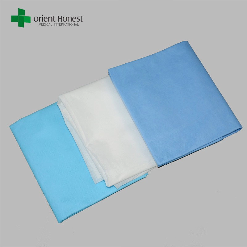 Chineses melhores fabricantes para lençol descartável com tampa do colchão elástico, respirável descartável, hospital polipropileno equipado lençóis