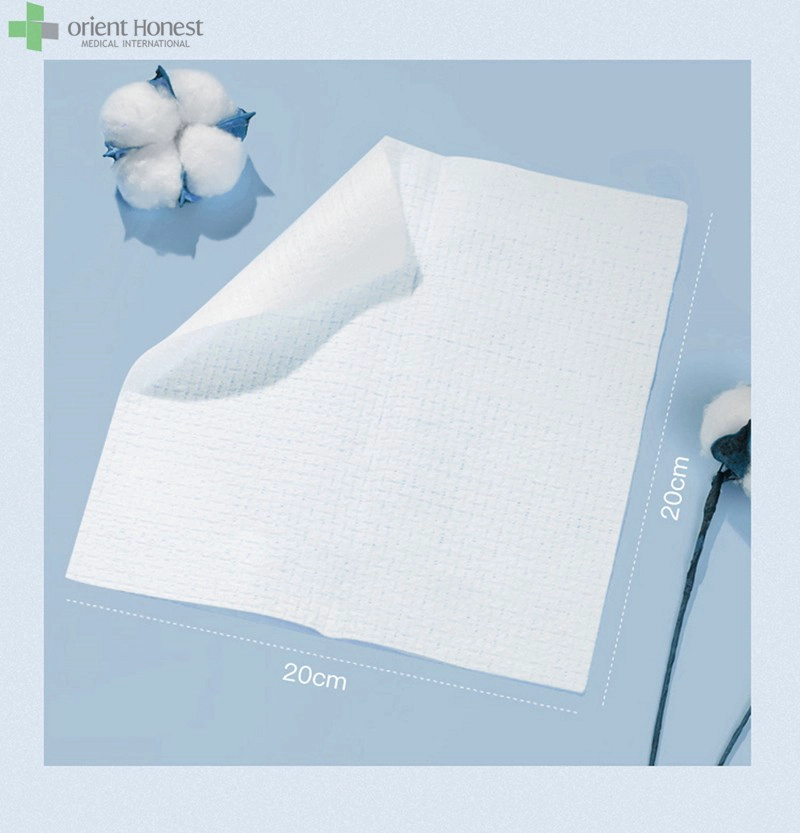Toileau de coton jetable Toile de toilette Soft Widfloth pour le centre de beauté