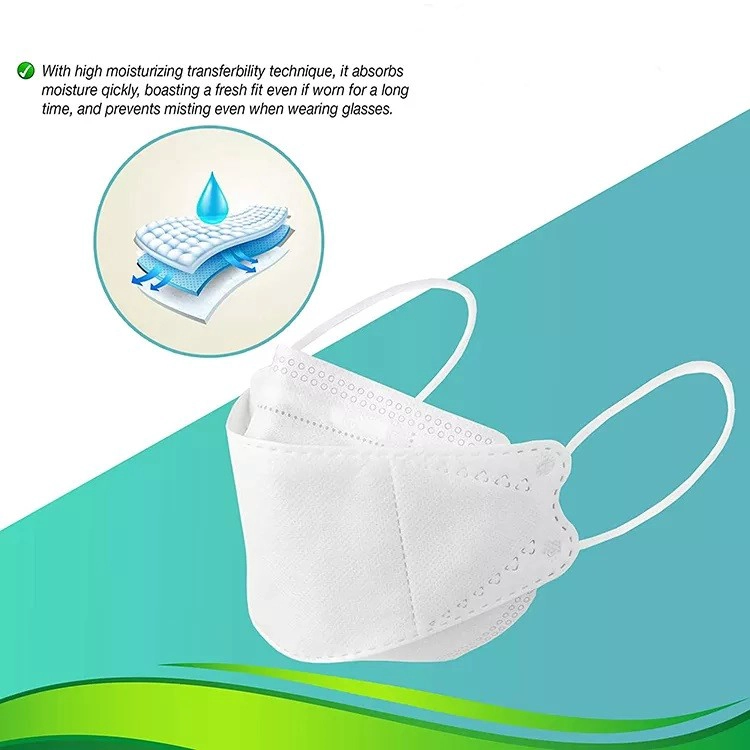 Hot Selling Kf94 Mask Factory Wholesale Colorful Kf94mask Fashion Face Masks Disposable Fish Shape Facemask Masker
