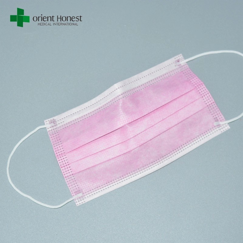 Nonwoven pleated face mask , modern surgical masks , nurse and patient protective mask