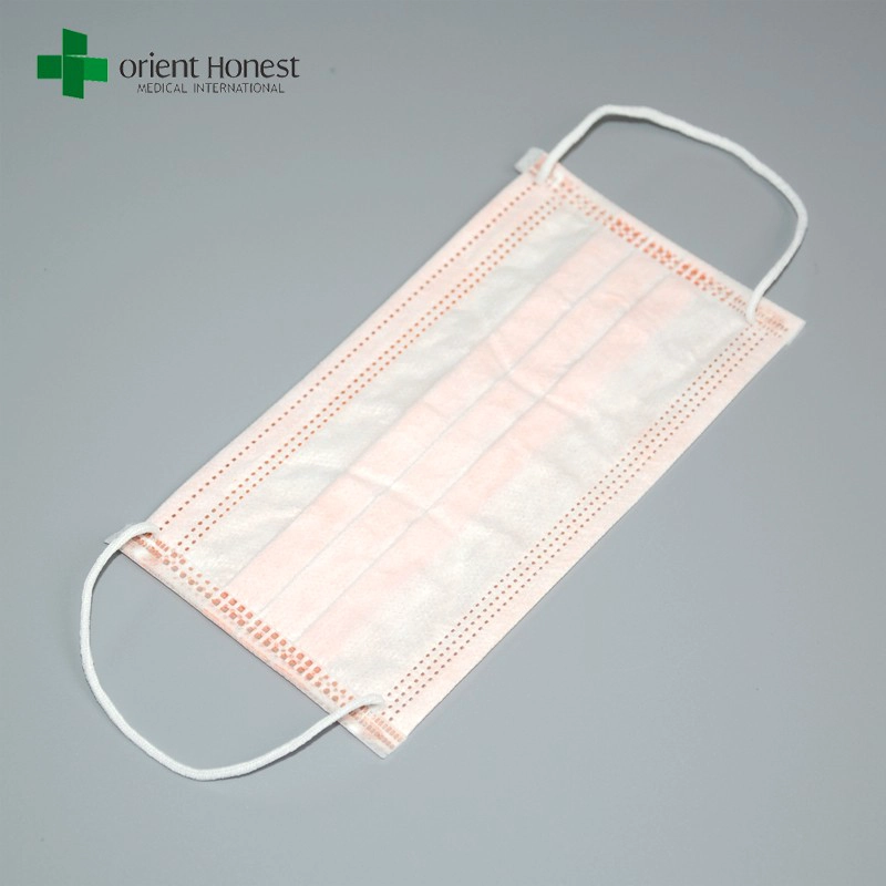 Nonwoven pleated face mask , modern surgical masks , nurse and patient protective mask