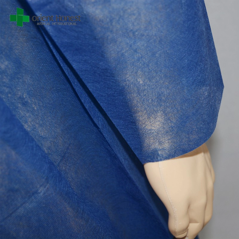 Polypropyene المتاح المصنعة عموما الملونة، والظلام الغبار الأزرق المتاح المورد وزرة، مرة واحدة مصنع استخدام محبوكة المعطف