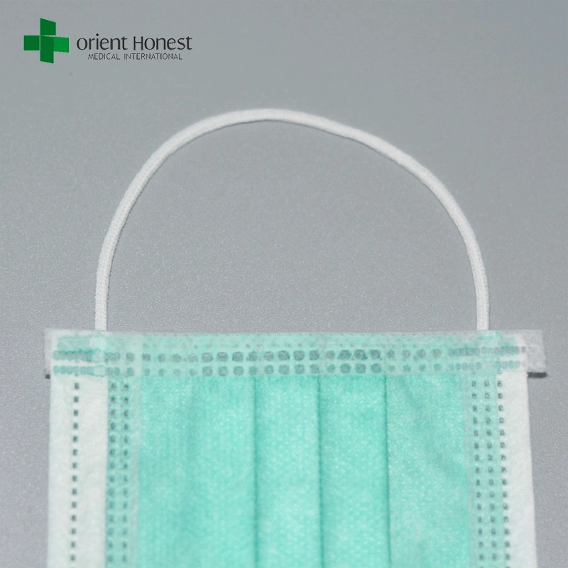 maschera di protezione delle 3 pieghe con earloop; anti-polvere maschera camera bianca faccia; mascherine chirurgiche colorati