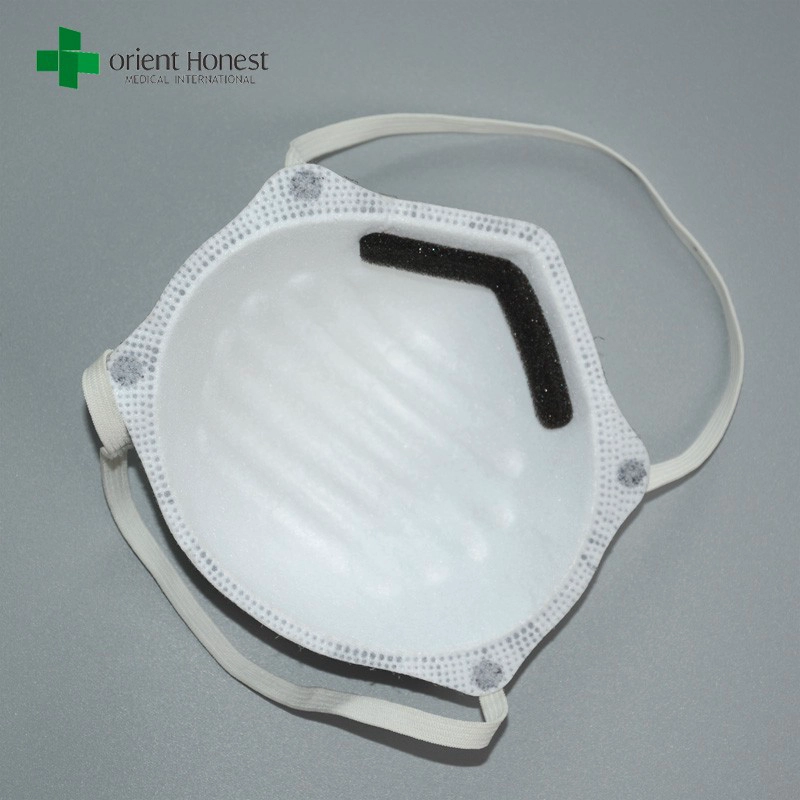 Protective white disposable particulate N95 dust mask manufacturers